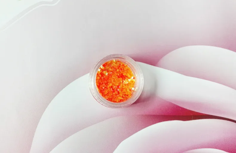 12-Color Boxed Manicure Laser Sequin Symphony Shimmering Powder Hexagonal Sequins Hollow out Heart Snowflake Golden Horse Eye Fo