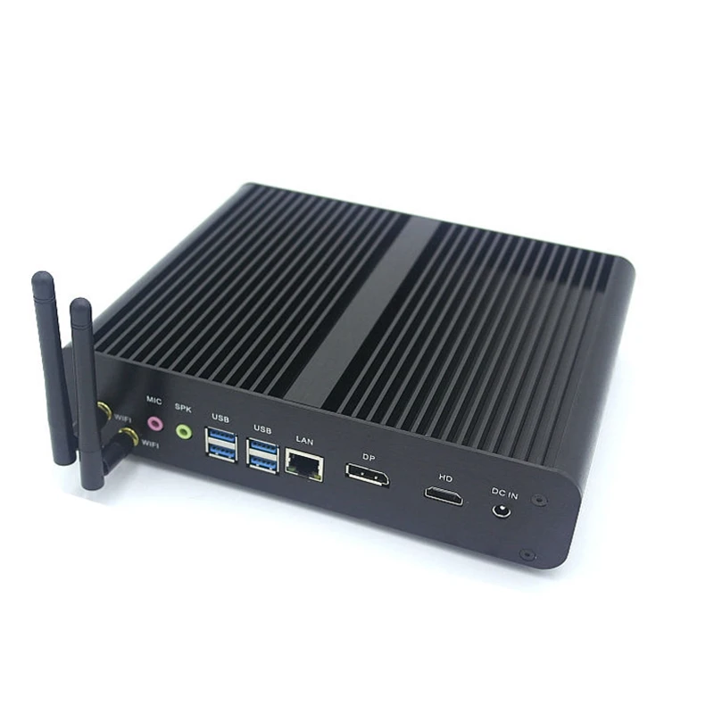  Newest 8Gen Fanless mini pc i7 8565U CPU 4.6GHz Intel UHD620 win10 Quad Core 8 Threads DDR4 2133 24
