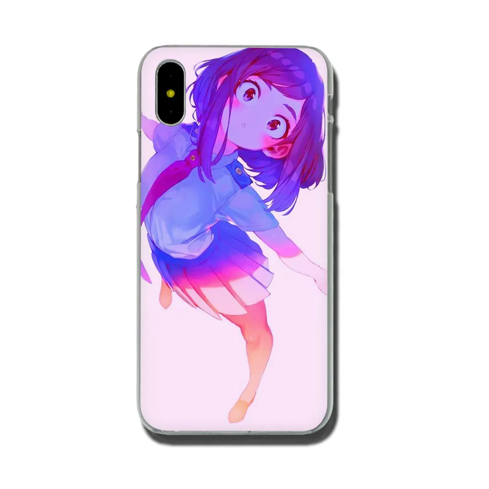 H11 Ochako Uraraka My Hero Academy Жесткий Чехол Для Телефона iphone 5 5s 5c 6 6s Plus 7 8 Plus X XR XS 11 Pro Max - Цвет: H11