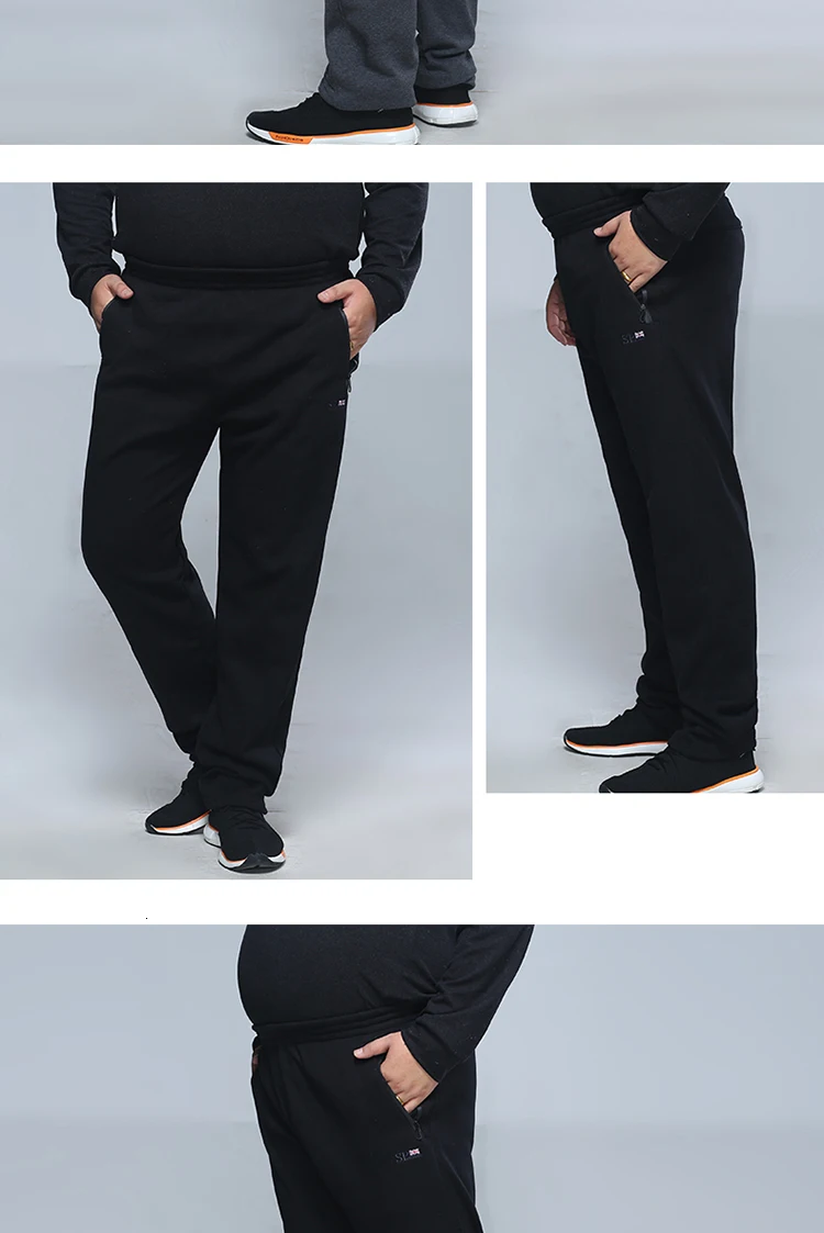 new plus size 8XL 7XL Winter Pants man Warm Casual Pants Fleece Spring Autumn Winter Cotton Pants Fashion Trousers