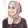 S002 Plain big size bubble chiffon muslim hijab scarf head shawls wrap headscarf popular scarves islamic hat ► Photo 3/6