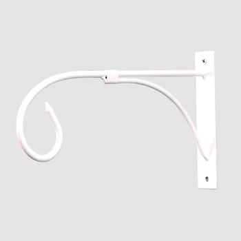 

Bonsai Hanging Hook Flowerpot Holder Flower Basket Hanger Bonsai Pot Gardening Hooks for Home Shop (White)