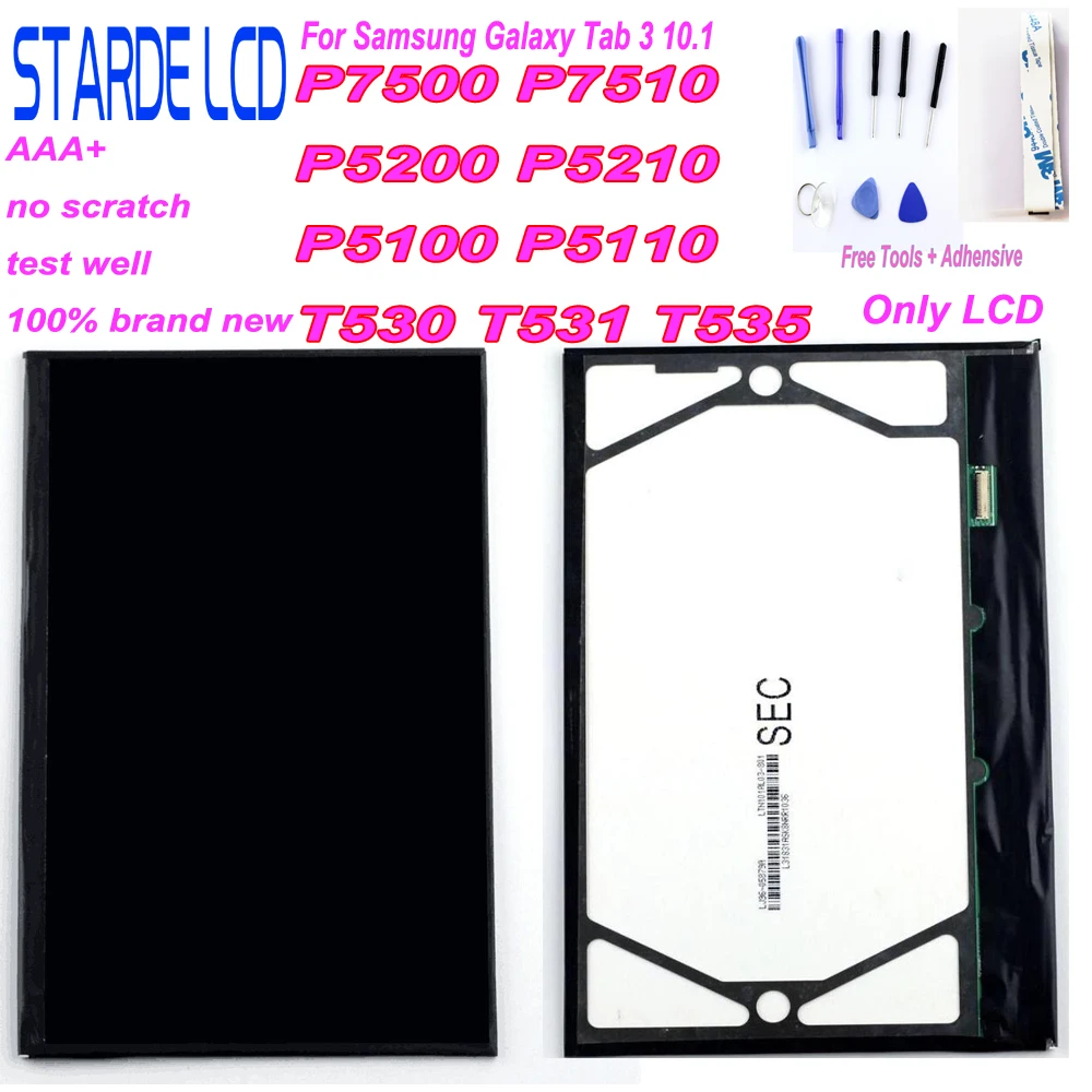 Для Samsung Galaxy Tab 3 10 1 P5200 P5210 P5100 P5110 P7500 P7510 T530 T531 T535 P5220 ЖК-дисплей экран сенсорная