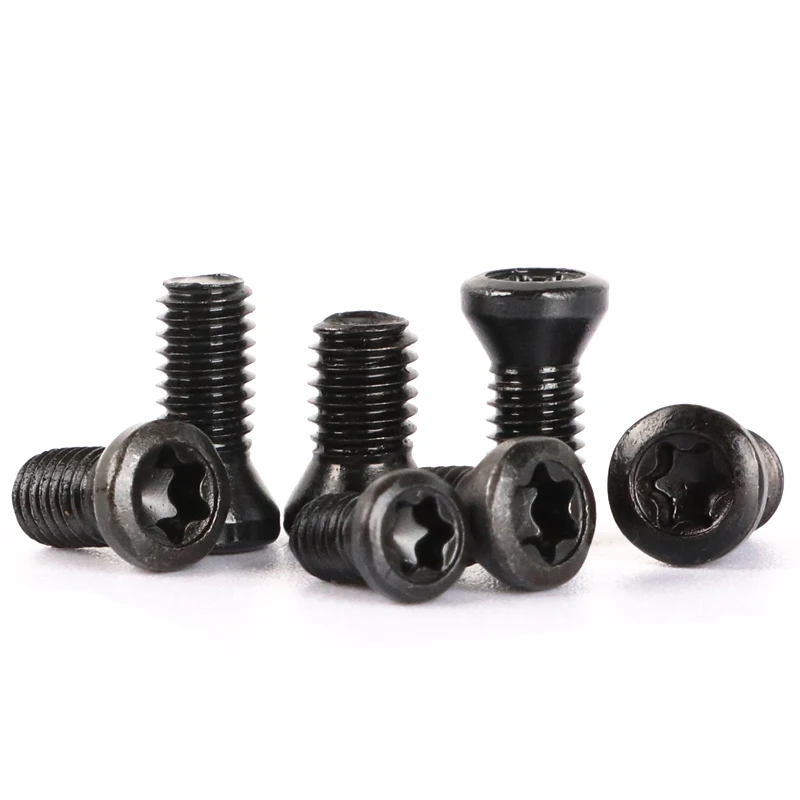 10/100PC Grade 12.9 CNC Insert Torx Screw M1.6 M1.8 M2 M2.5 M3 M3.5 M4 M4.5 M5 M6 Replace Carbide Inserts Lathe Tool Cutter Bar
