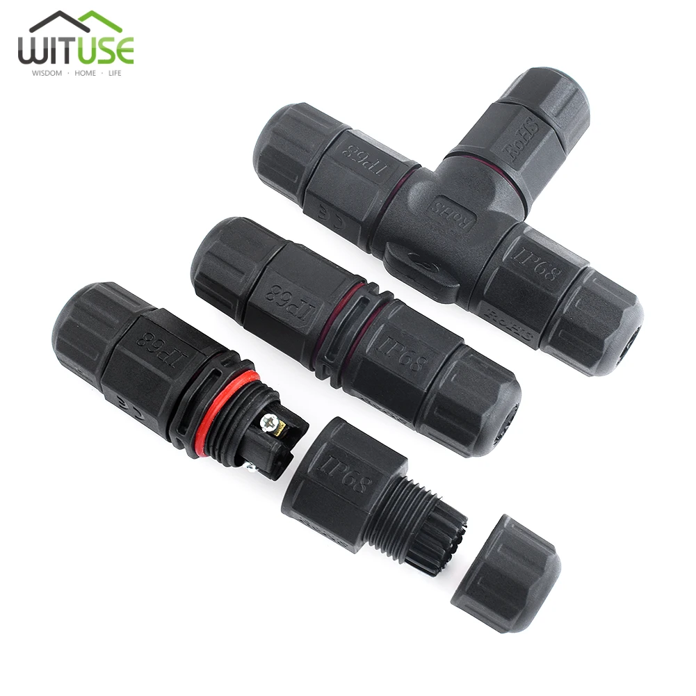 

IP68 Waterproof Wire Connector Screw Pin LED Light connector 2 3 4 5 Pin Electrical Adapter Set Electrical Terminal Connector