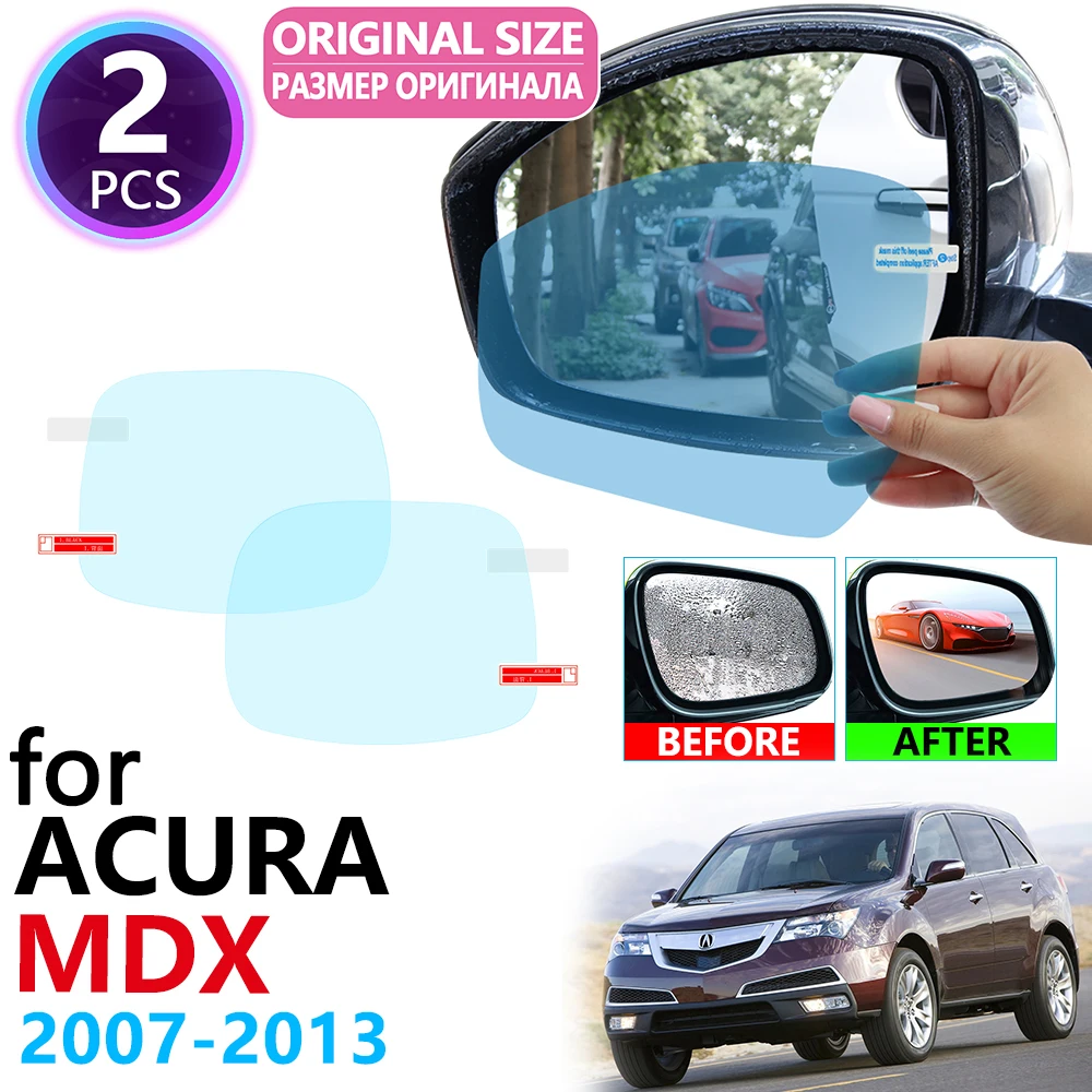 for Acura MDX YD3 2007~2013 Full Cover Rearview Mirror Anti-Fog Rainproof Anti Fog Film Accessories 2008 2009 2010 2011 2012 | Автомобили