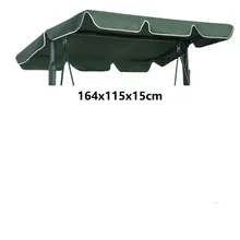  210D Top Rain Cover Rain Ruffled Park Rain-Proof Cover Outdoor Patio Swing Chair Dust Covers Waterproof Swing Seat Top Cover 