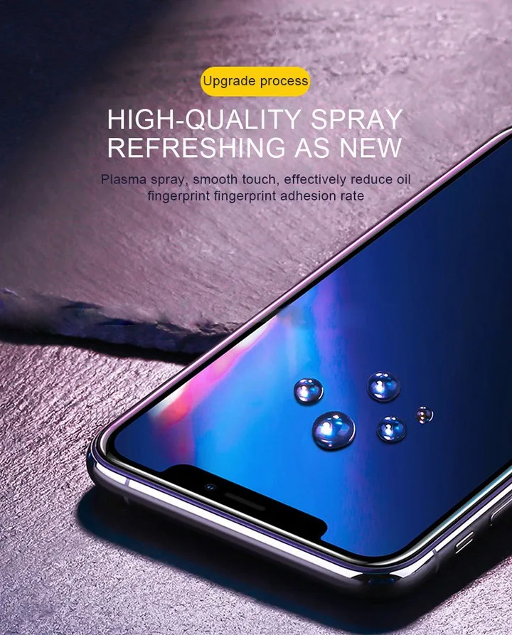 99D полное покрытие из закаленного стекла для iPhone 7 8 Plus X Xs Max XR glass для iPhone X Xs Max XR 7 8 Plus футляр для очков пленка