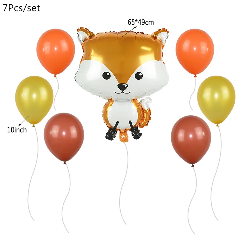 Jungle Animal Balloons Happy Birthday Banner for Jungle Party Decorations Baby Shower Birthday Safari Party Supplies Favors