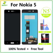 ЖК-экран для Nokia 5 ЖК-дисплей кодирующий преобразователь сенсорного экрана в сборе Замена для Nokia5 N5 TA-1008 TA-1030 TA-1053 ЖК-экран