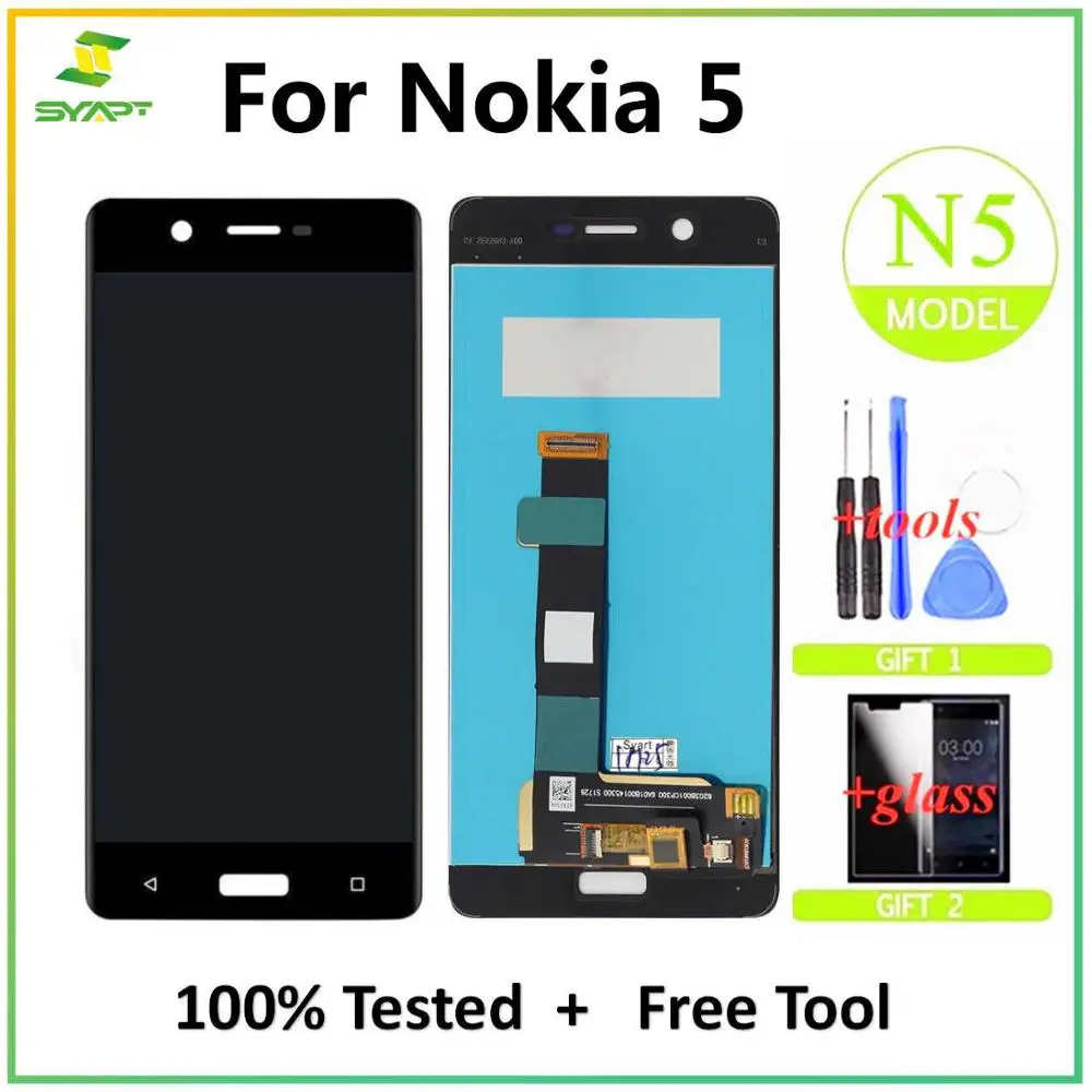 Koop Lcd scherm Voor Nokia 5 Lcd Touch Screen Digitizer Vergadering Vervanging Voor Nokia5 N5 Ta 1008 Ta 1030 Ta 1053 Lcd scherm