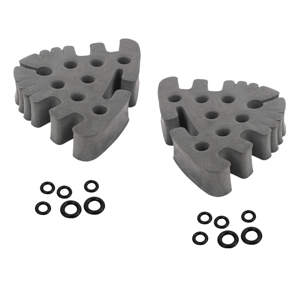 MagiDeal 2Pcs Fly Tying Tool Post Caddy Foam Fly Fishing Vise Tool Holder