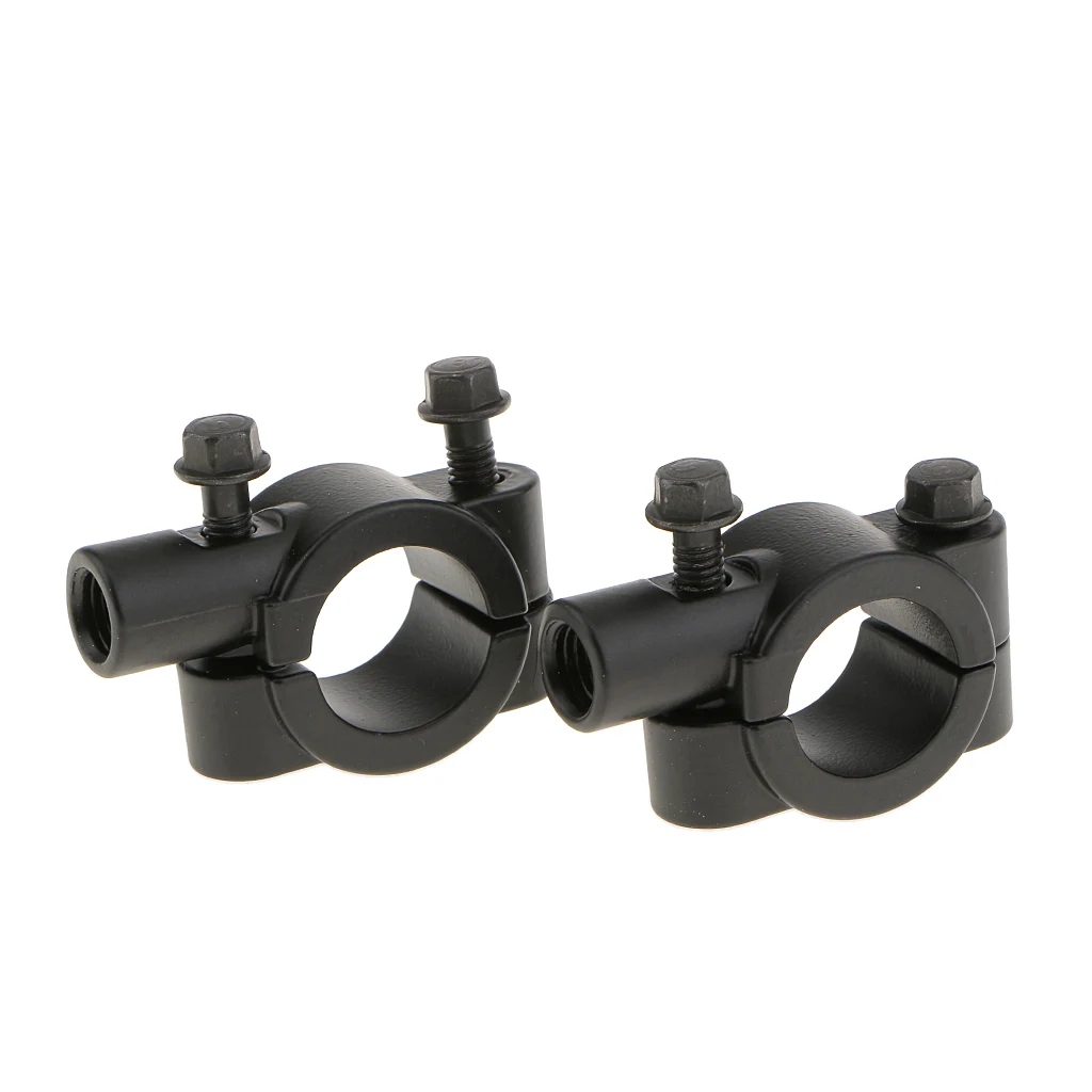 1 Pair Mirror Clamp Mounting Bracket For 22mm 7/8