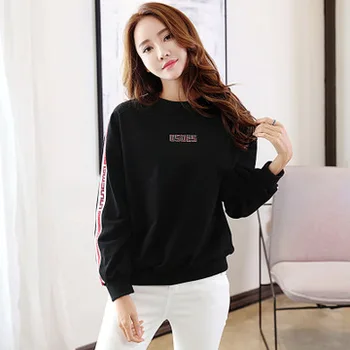 

2020 WOMEN Sweater 19 autumn and winter Dongdaemun 's printing loose Korean version of the head section ladies sweater