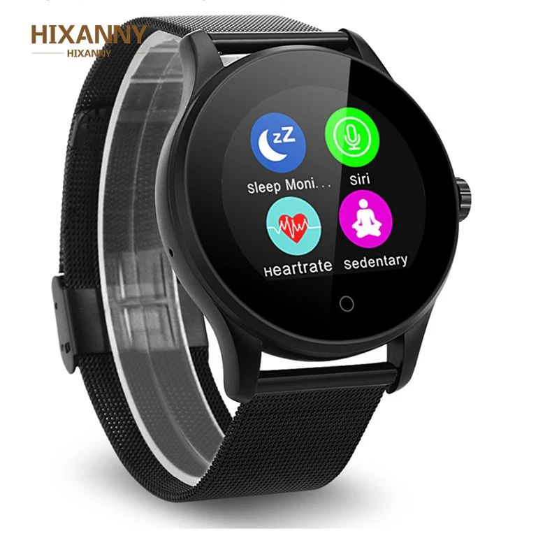 

NewK88H Smart Watch HD Display Heart Rate Monitor Pedometer Fitness Tracker MTK2502C Men Smartwatch Connected For Android IPhone