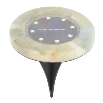 

Solar Power Buried Light 8 LED Outdoor Solar Power Under Ground Yard Lawn Buried Light Garden Decking Lamps Garden Light