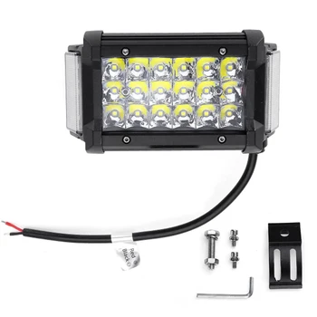

1pcs IP68 Waterproof 180W 34 LED 4.5 inch Bright White 6000K Spotlight 12V 24V Lighting Lamp For Off-road Vehicles