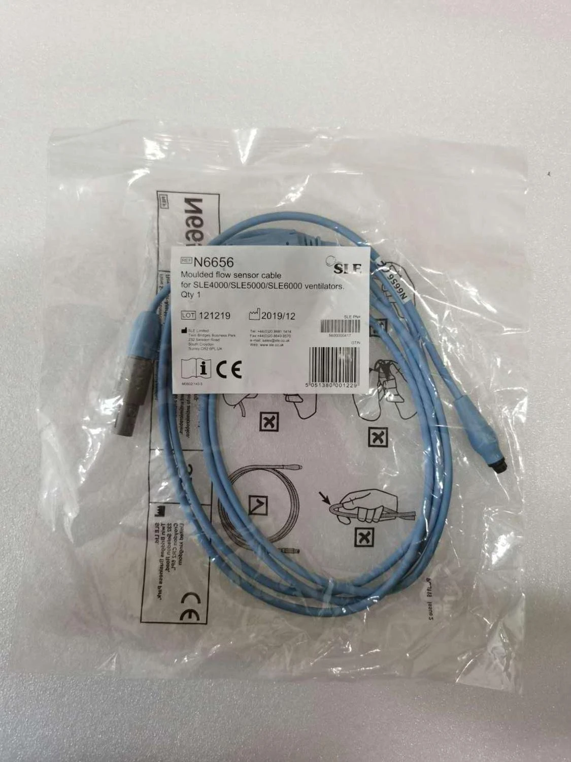 Moulded Flow Sensor Cable (pnn6656) For Sle4000, Sle5000,sle6000(new