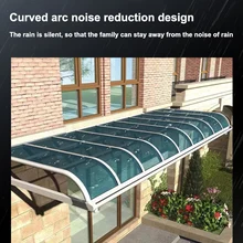 [Free shipping] Acrylic roof, designed to allow in a lot of sunlight，sun canopy