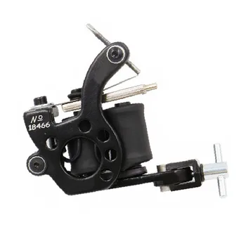 

New professional 10 Wrap Coils Permanent Tattoo Machine Shader Liner Carbon Steel Rotary Gun machine for tattoo supplier