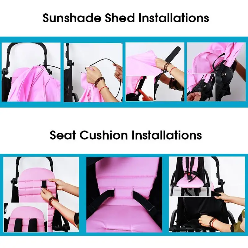 Аксессуары для детской коляски, навес для Yoya Babyzen babytime, защита от солнца, защита от солнца+ подушка для сиденья