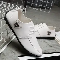 2019 новые нарядные туфли для мужчин Лоферы Свадебные модельные туфли мужские из лакированной кожи оксфорды для мужчин chaussures hommes кожаный NanX53
