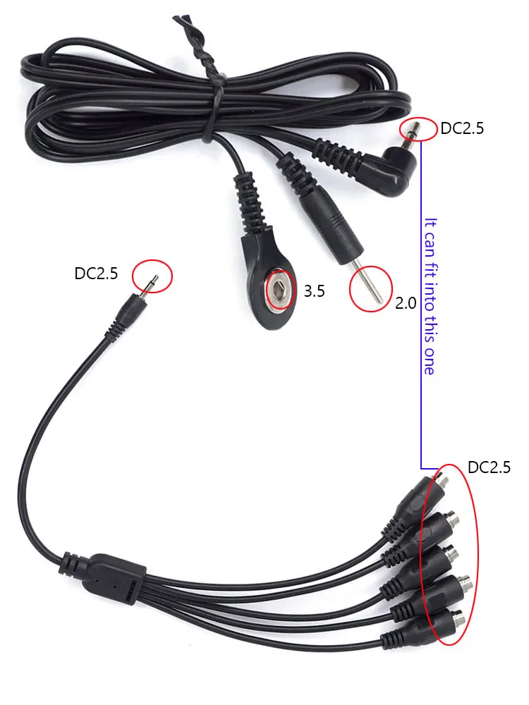 Electro Sex Toys Electric Sex Toys Electric Shock Wire Electro Cable To Connect Stimulation Penis Anal Electrical Set Electric Bdsm Toy E-stim Sex Accessories Line
