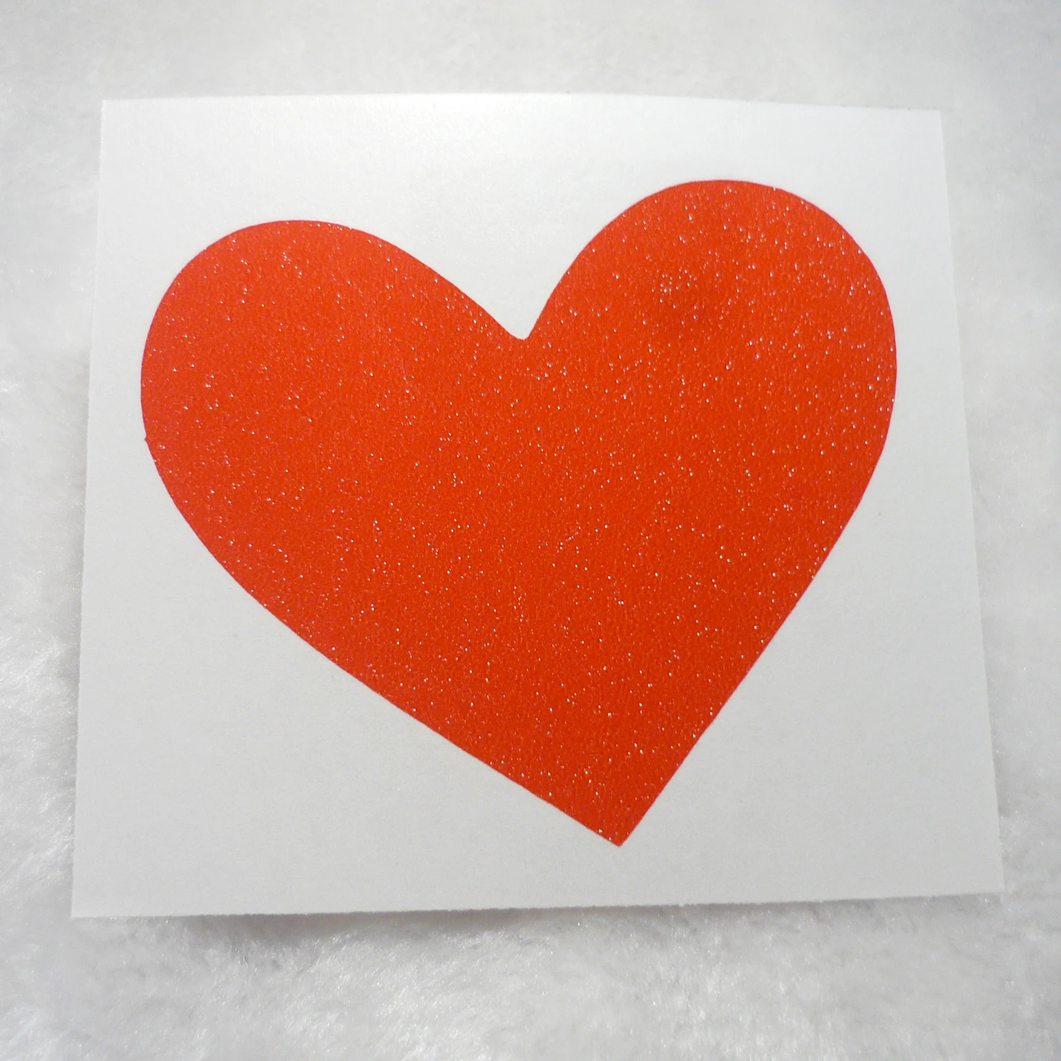 9x7.8cm Red Glitter Large Heart Stickers Seals Stickers AliExpress