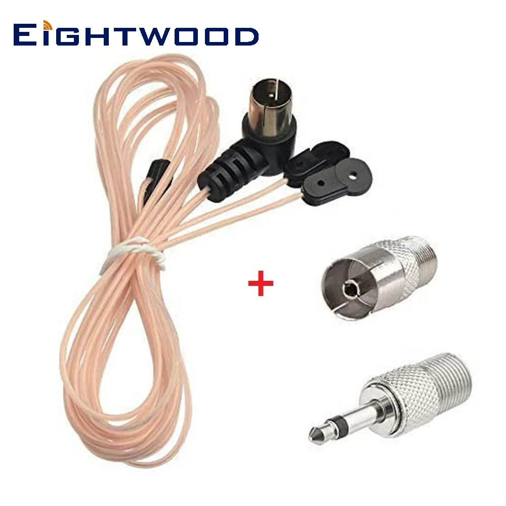 Eightwood FM Dipole Antenna for Denon Pioneer Onkyo Yamaha Marantz Bose Wave Music System AV Audio Vedio Home Theater Receiver | Автомобили