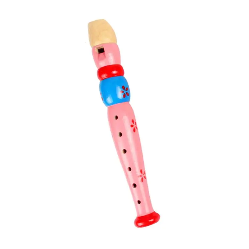 Wooden Recorders For Toddlers Colorful Piccolo Learning Rhythm Musical