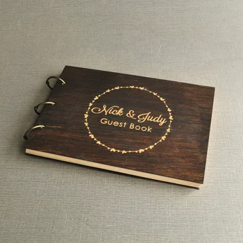 

Personalized Wedding Guestbook,Rustic Unique Wedding Guest book,Wood Wedding Guest book,Custom Engraved Guest Book,Wedding Sign