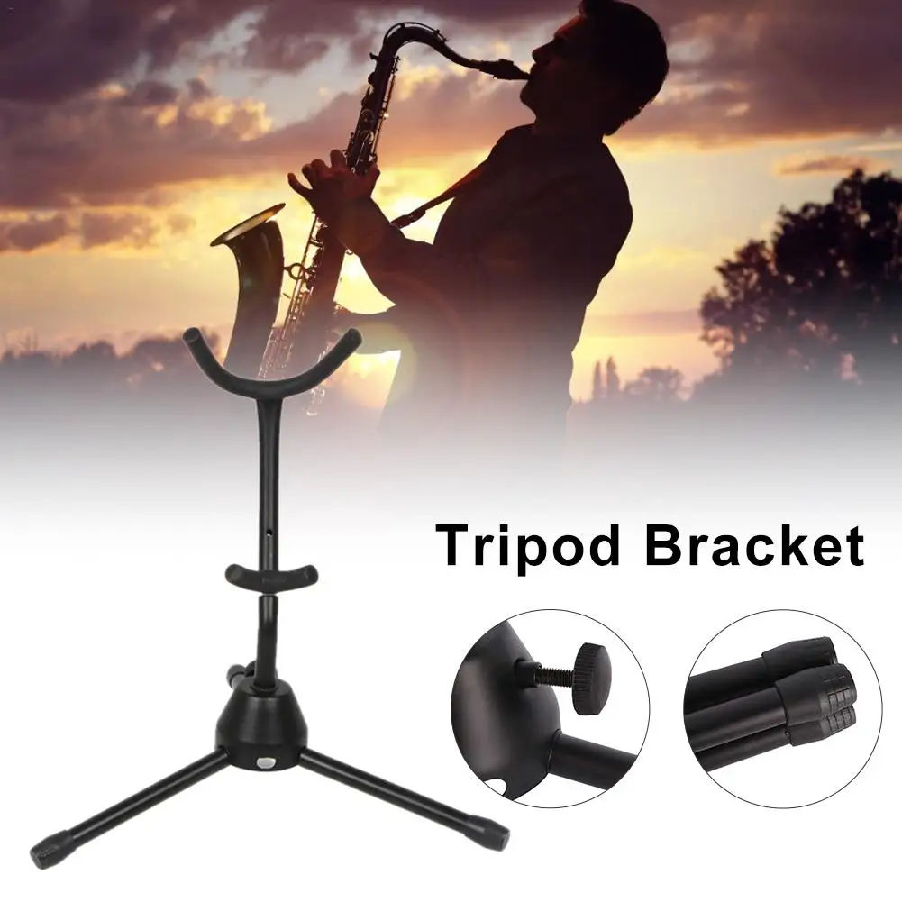 Saxophone Parts Portable Tripod Stand With Metal Leg Detachable Foldable Tripod Bracket Tenor And Saxophone Gadgets Accessories