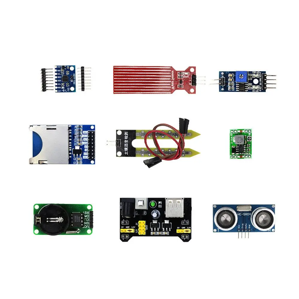 Для arduino 45 в 1 модуль датчика s стартовый комплект лучше, чем 37в1 комплект датчика 37 в 1 комплект датчика UNO R3 MEGA2560