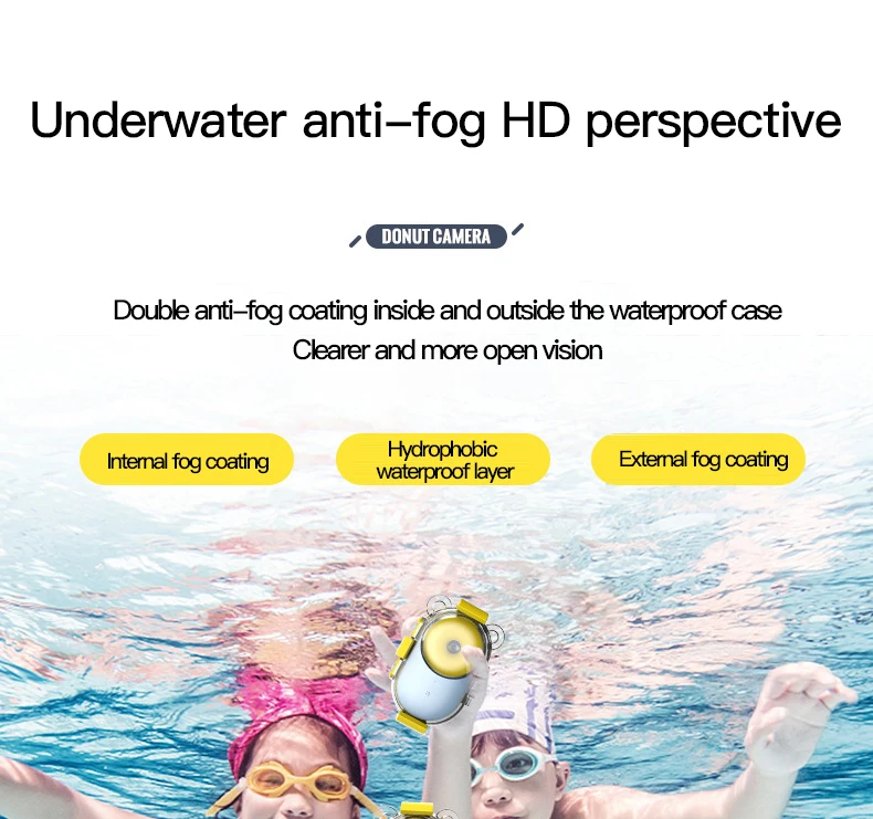 2,4 дюймов Детская Цифровая камера HD 1080p wifi двойной объектив Ip68 Водонепроницаемая детская камера подарок на день рождения крутая для детей