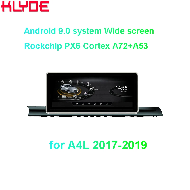 KLYDE KD 1143 широкий экран 10 25 дюймов Автомобильный мультимедиа для A4L 2017 2019 видео