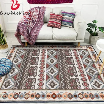 

Bubble Kiss Retro Pattern Carpets For Living Room Rug Nordic Geometric Design Bedroom Carpet Non-Slip Bedside Decor Area Rug