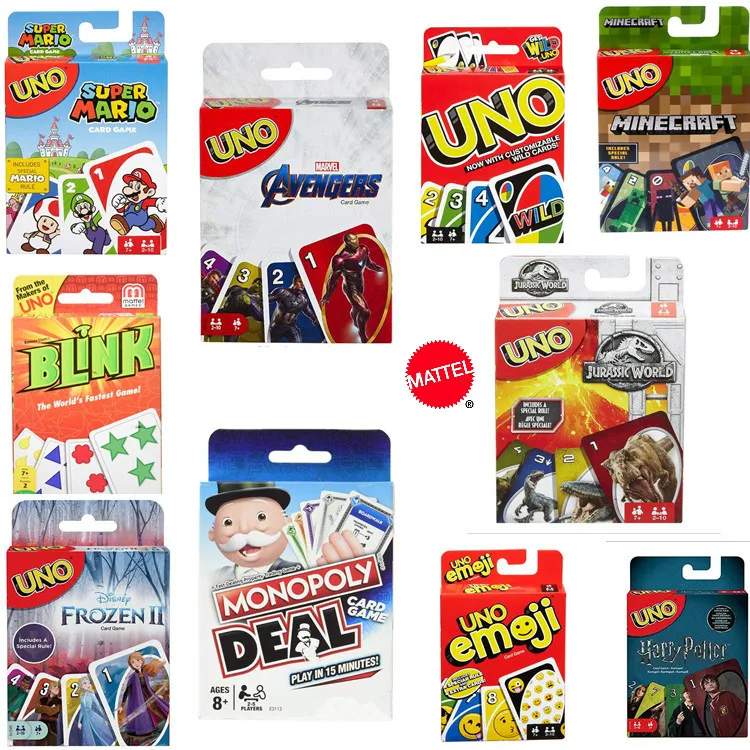 Martel game uno Monopoly Avengers family funny entertainment company funny poker gift box uno poker game Games toys 1