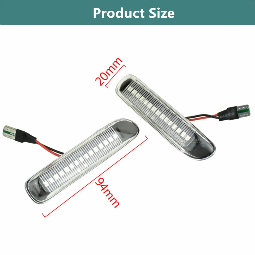 BMW 3 ø E46 1998-2001  LED  ñ׳ Ʈ ̵ Ŀ    ǥñ
