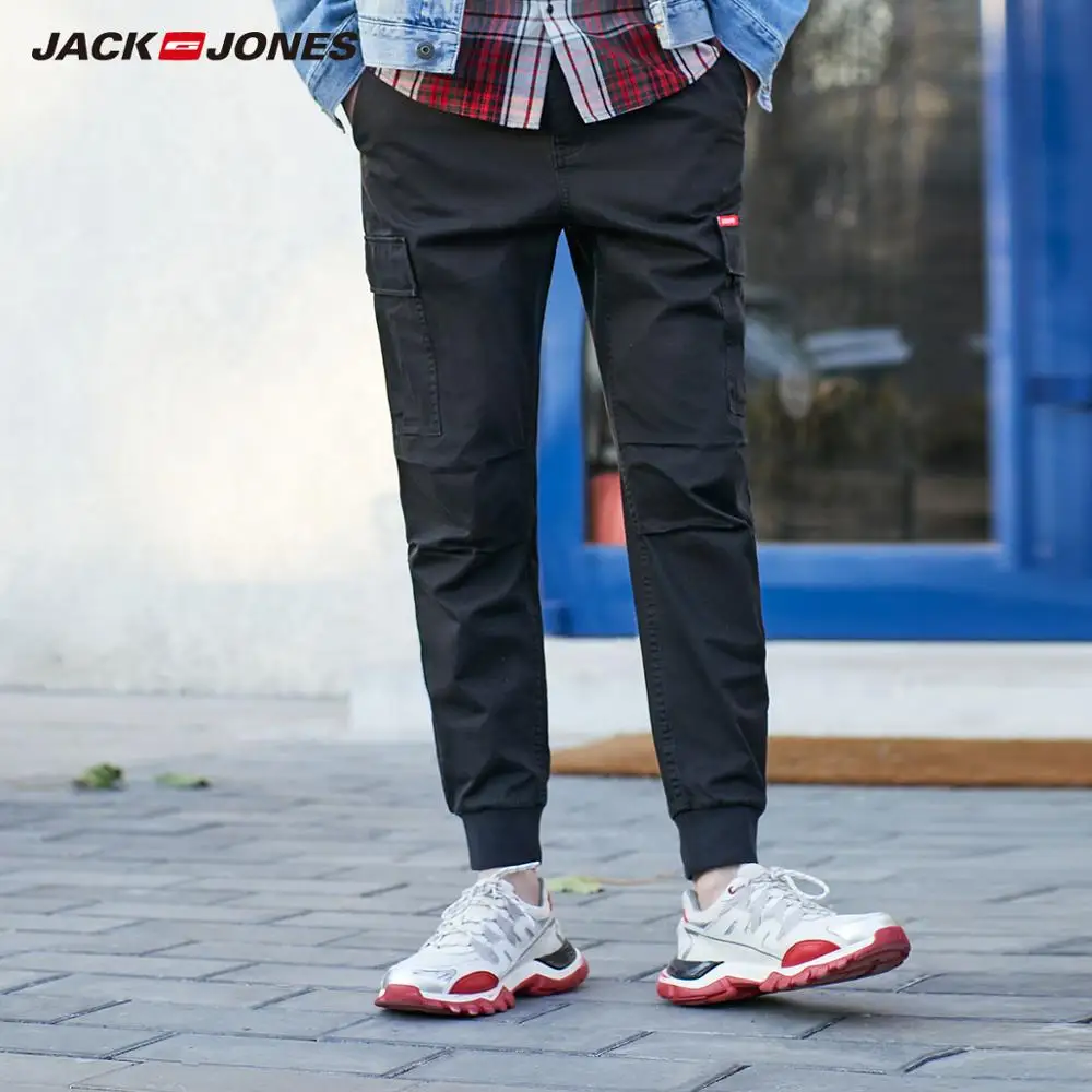 JackJones мужские повседневные спортивные брюки с завязками на щиколотке