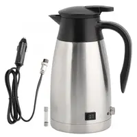 304 Stainless Steel Electric Kettle 1.2L Water Bolier Kettles Portable Coffee Tea Milk Water Heated Teapot For Car Truck 12V 24V 1