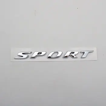 

For Honda Fit SPORT Emblem Car Sticker 3D Letter Rear Trunk ABS Plastic Chrome Silver Nameplate Auto Logo Badge Decal