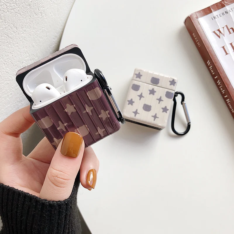 Медведь беспроводной чехол для наушников Airpods I1/2 s Bluetooth протектор зарядка ТПУ