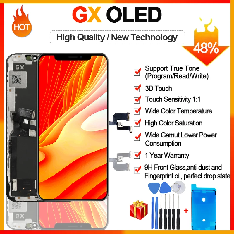 

For iPhone 11 Pro Max Display X XS Screen GX Soft OLED Hard 3D Touch True Tone Pantalla For iPhone X XR 11Pro Max 13 LCD Screen