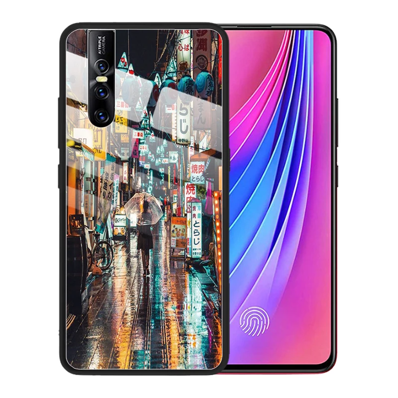 ДЛЯ VIVO V15 Pro V11 V9 V7 Plux V5 Молодежный защитный чехол из закаленного стекла с защитой