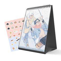 Calendrier Li Huan, Yu Yang, personnage de dessin animé, calendrier de bureau, planificateur quotidien, nouveauté 2021 