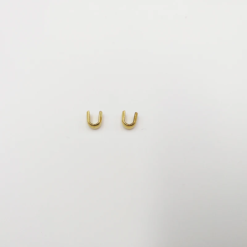 Top Zipper Stopper for DIY Repair, Metal Zipper Slider, Gold Color, 5 #, 100Sets
