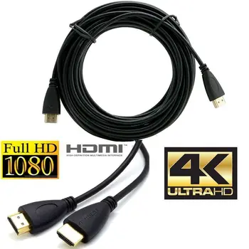 

Hot High Speed 1080P 1M 2M 3M 5M 10M 15M HDTV 3D HDMI Cable V1.4 2160p HD 4K 3D Audio V2.0 Ultra HD TV LCD Laptop Projector