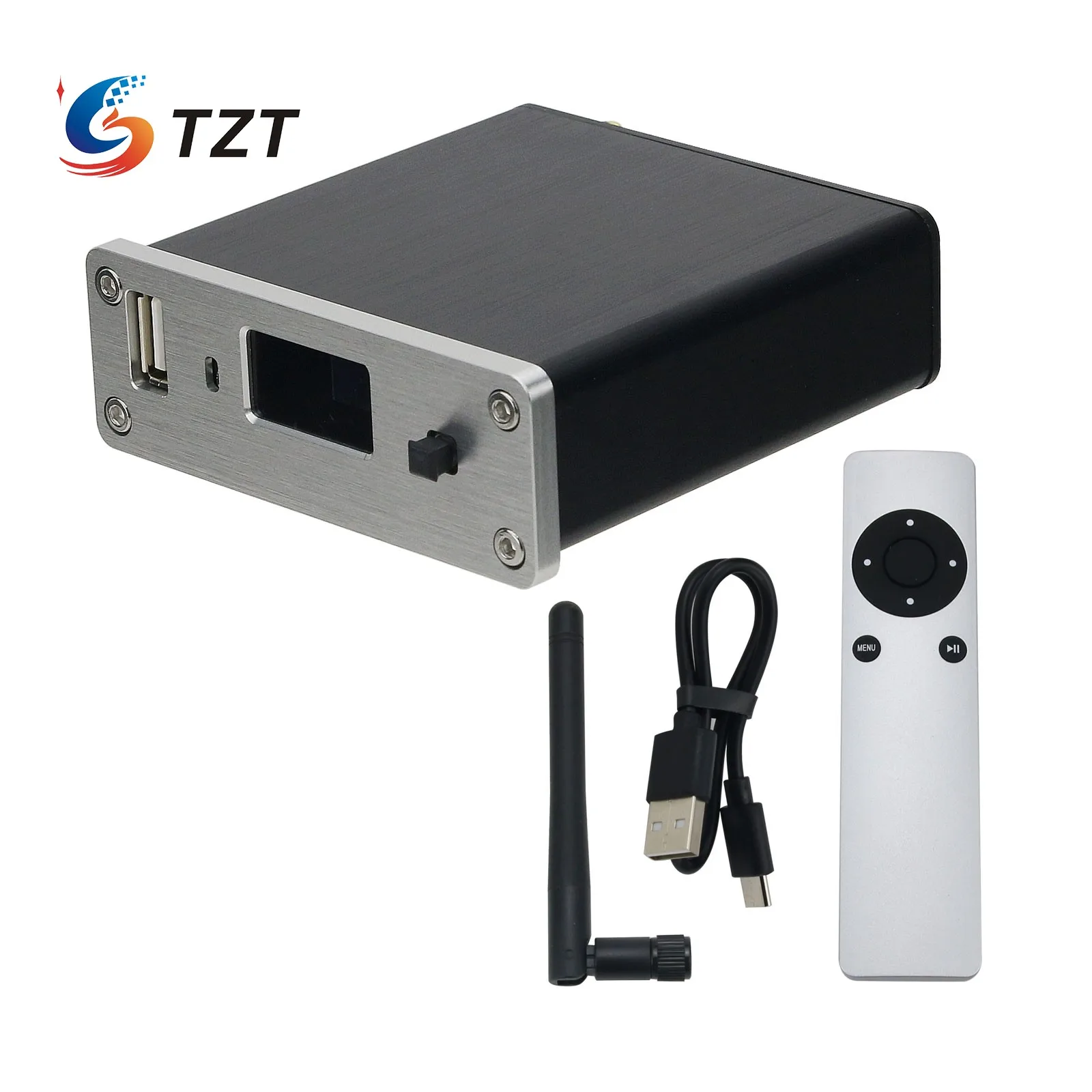 Цифровой плеер TZT ZS-MD1 HiFi DSD CSR8675 Bluetooth 5 0 DAC поддержка 384K 32 бит DSD256 (один ES9038Q2M) |