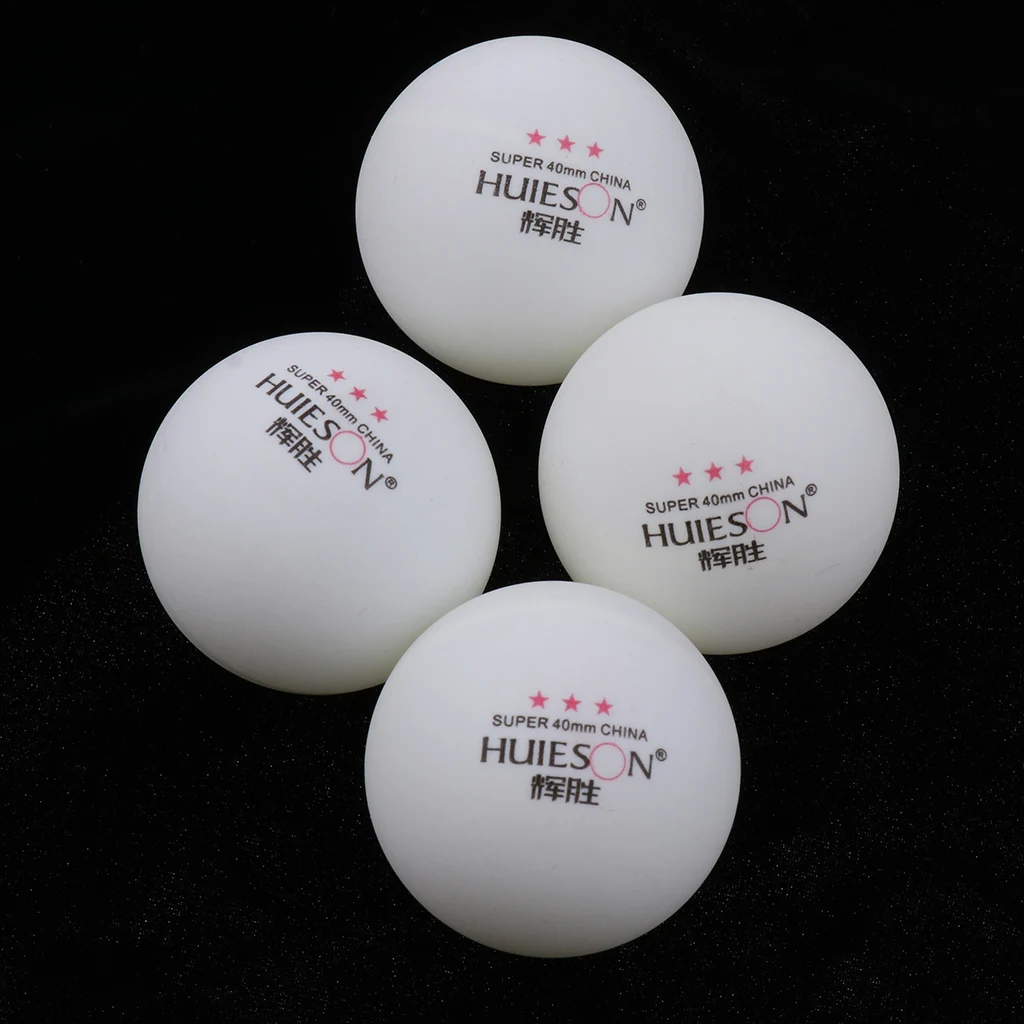 100Pcs Durable 3 Star 40mm Table Tennis Balls Ping Pong Training Practice Ball (50Pcs White + 50Pcs Orange)