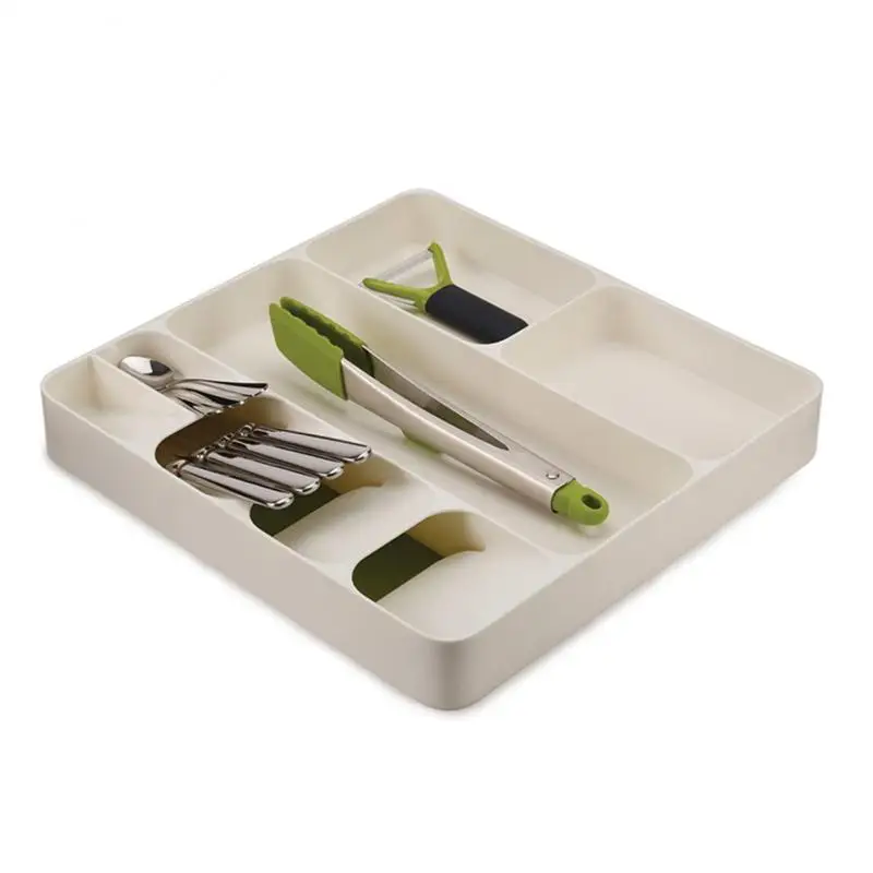 1pc Kitchen Drawer Storage Tray Knives Forks Spoons Chopsticks Storage Rack Knife Stand Cabinet Tray Kitchen Cutlery Organizer